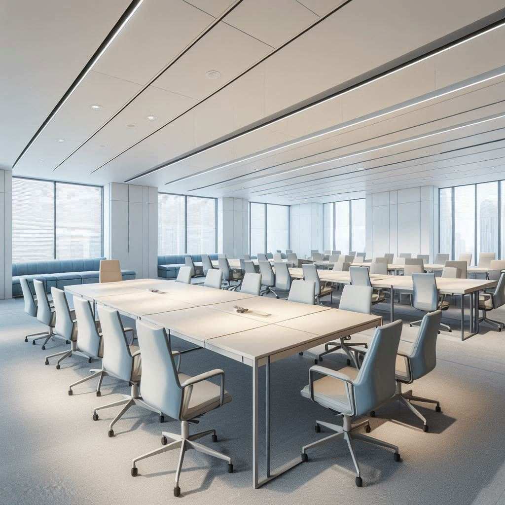 办公区局部施工场景下产品团队写字楼办公的办公家具布局该如何复盘